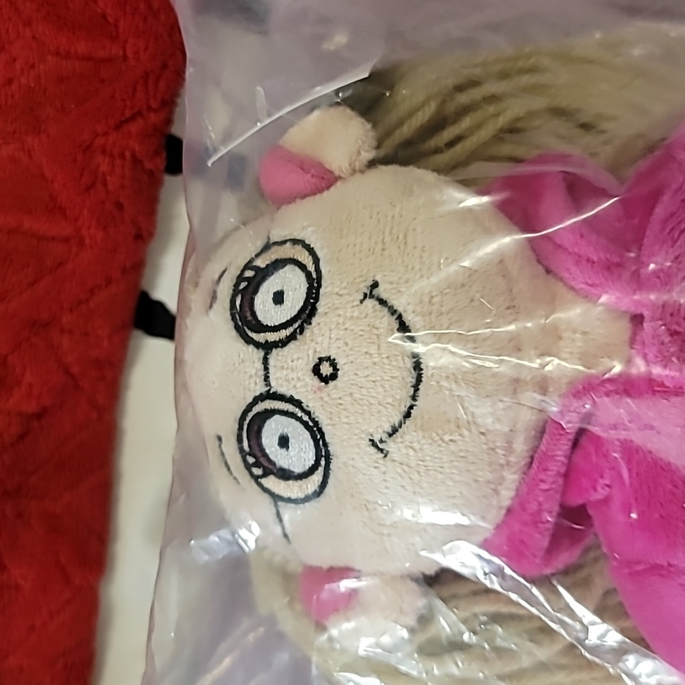 Brand New in Sealed Bag, Melanie Girl Plush Doll Two Pet Rats  www.2petrats.com